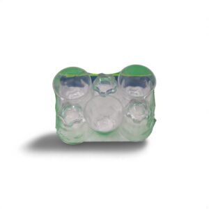 A stylish set of glass tea cups displayed on a table, perfect for serving hot or cold beverages with elegance.