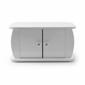 Plain White Traditional Living Room Coffee Table