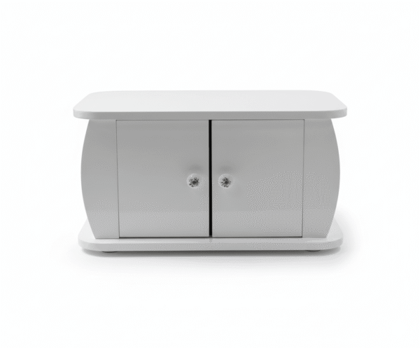 Plain White Traditional Living Room Coffee Table