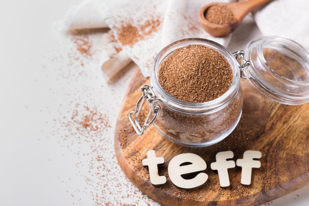Ancient grain teff popular in Eritrean and Ethiopian cuisine