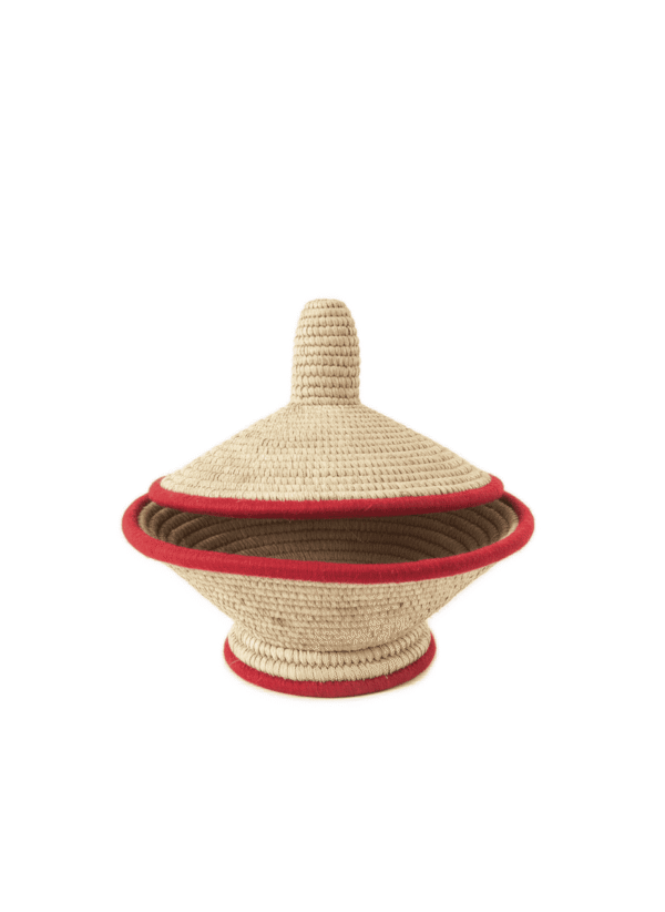 Popcorn Server with Cover (የፈንዲሻ ማቅረብያ ከነ ክዳኑ)