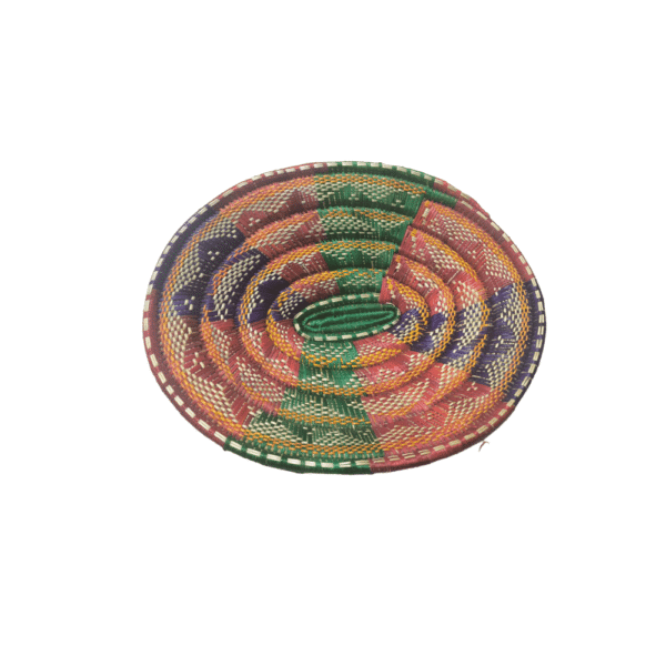 Ethiopian Handwoven Mesob Serving Basket (Set of 3 Sizes) - Image 4